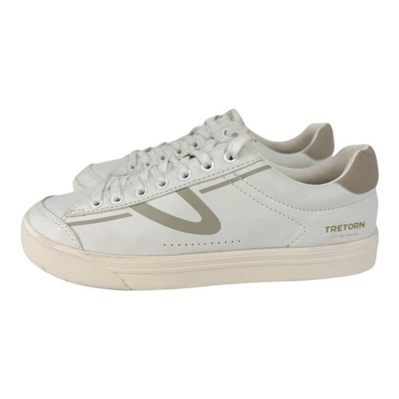 Tretorn Women's Serve Sneakers Size 8M White Faux Leather Casual Shoes - Picture 5 of 14